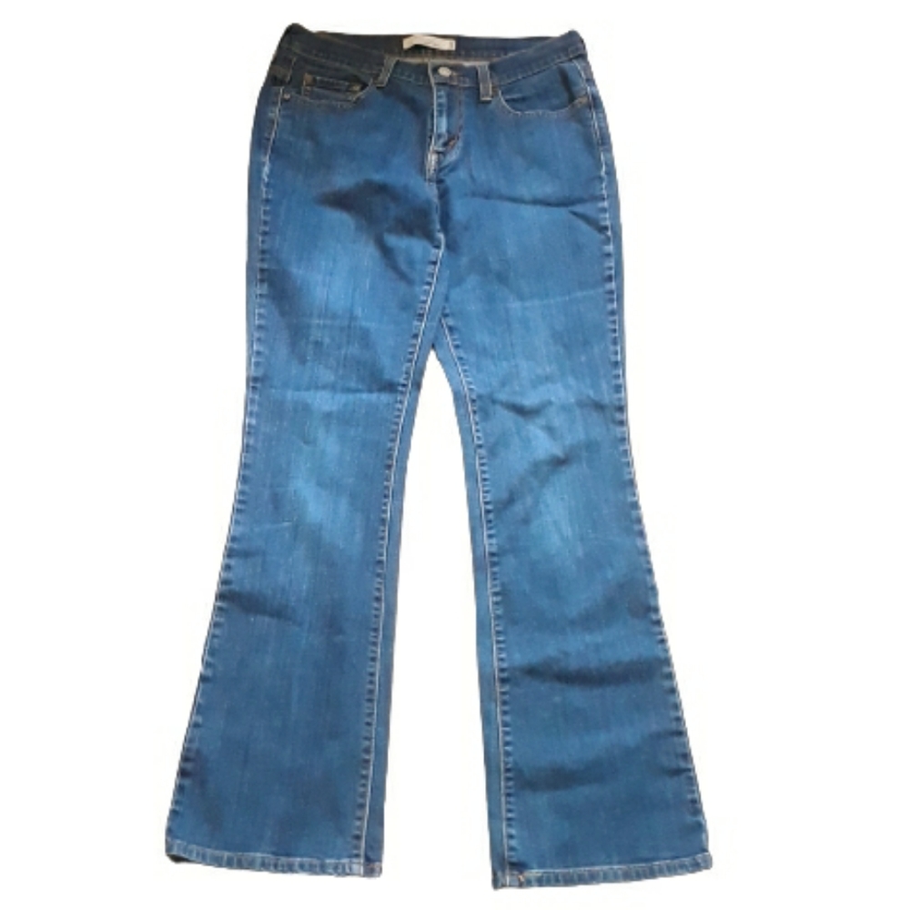 Levi's 515 Bootcut Jeans / Levi's Women's Mid-Rise Jeans Size 8 Long